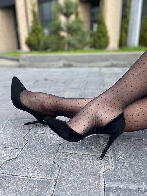 Туфлі жіночі SEE SEVEN чорні натуральна замша 35р. каблук 10 см (3538) Коломыя - изображение 10