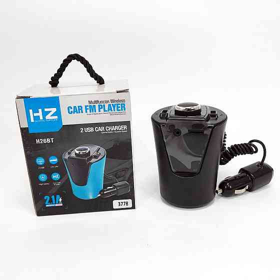 Автоматичний зарядний пристрій для авто H26+BT, Фм модулятор блютуз в машину, Fm трансмітер в машину WX-14 Івано-Франківськ
