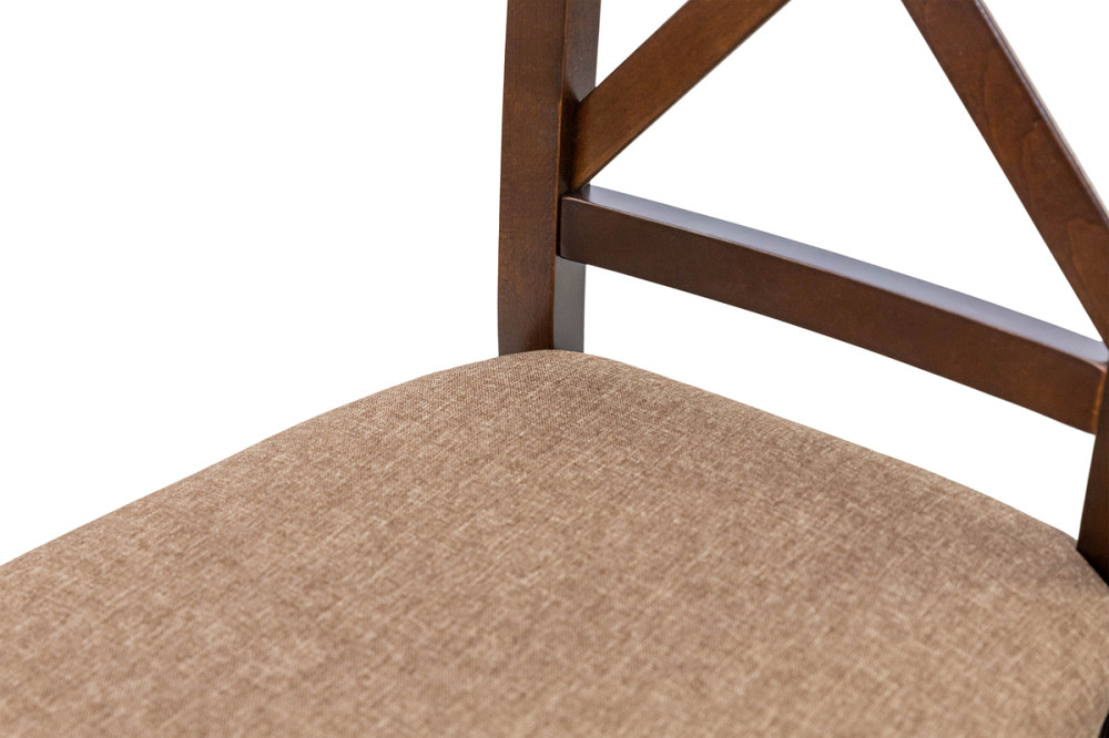 Стілець СКАНДІ, горіх темн./коричнева ткан Київ - фото 7