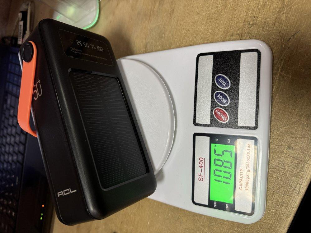 Універсальна зарядна батарея ACL PW-19 50000mAh + сонячна панель + ліхтарик (Чорний) Вінниця - фото 4