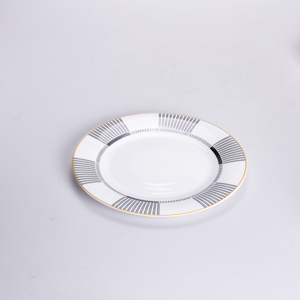 Yiwu Столовий сервіз з порцеляни Geometry на 6 осіб 32 предмети HP-HK-6 Коломия - фото 10