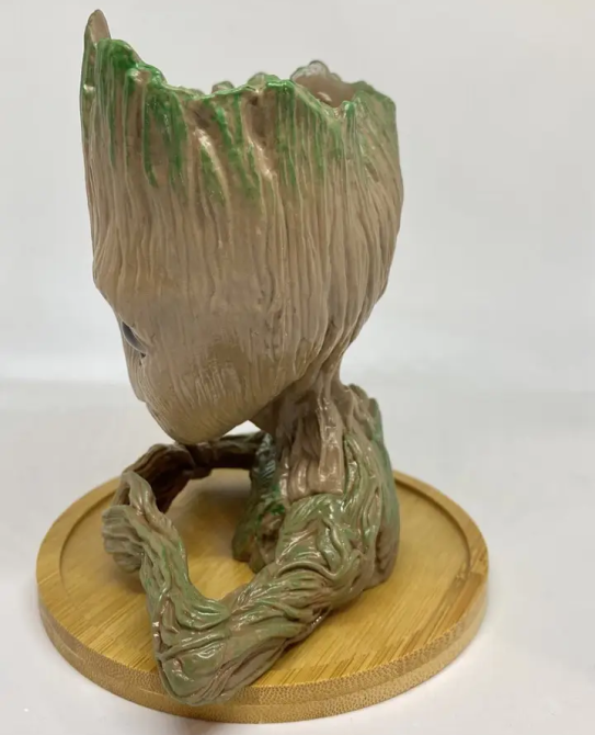 Горшочек для цветов и канцелярии Грут Groot G2 + круглая подставка Винница - изображение 4