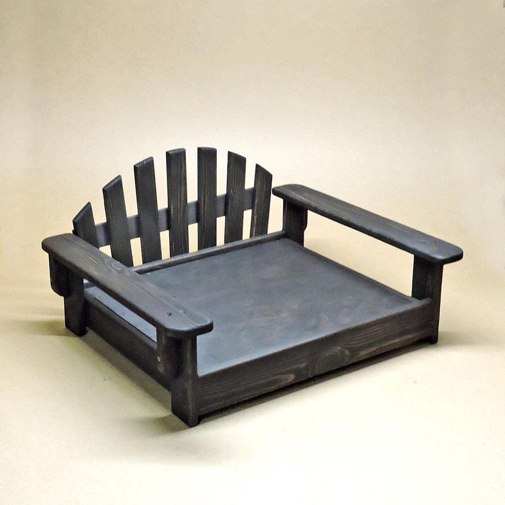 Лежак деревянный для собаки 