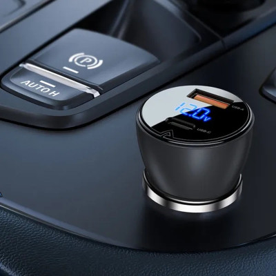 Зарядное устройство Acefast 2xUSB 63W (USB-C + USB-A) B6 with digital display (6974316280972) Винница - изображение 3