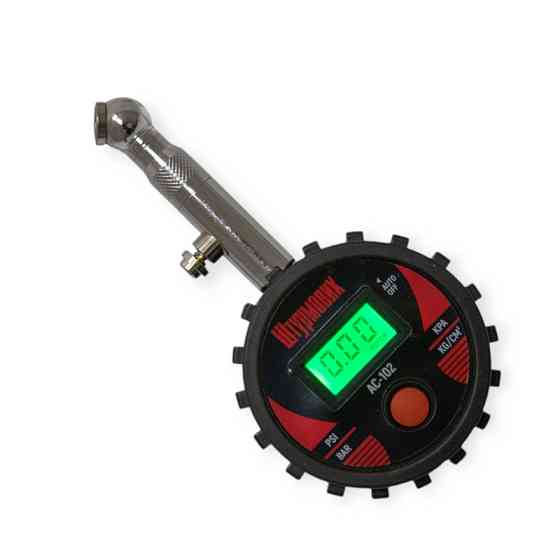 Манометр металевий електронний 7 атм РК-дисплей, LED-підсвічування, блістер АС-102 Мукачево