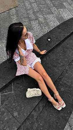 Жіноча романтична мінісукня-комбінезон з білим коміром софт Білий, 44/46 Одеса