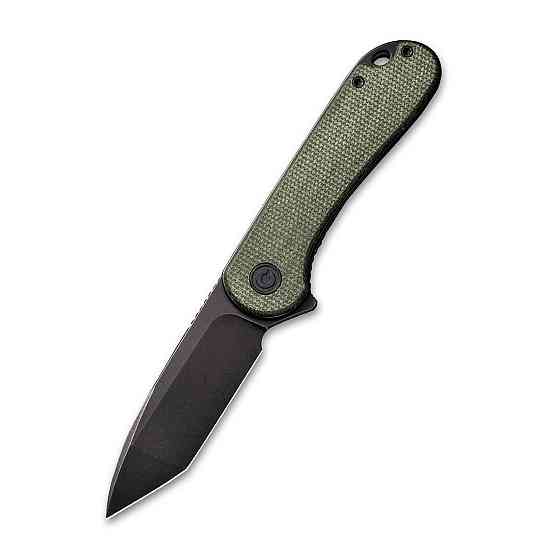 Нож складной карманный Civvi Elementum, (7.5 см) D2 / Micarta зеленый Киев