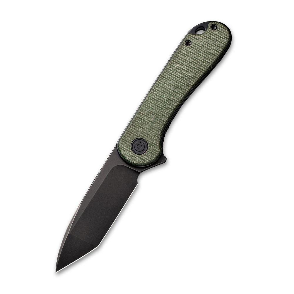 Нож складной карманный Civvi Elementum, (7.5 см) D2 / Micarta зеленый Киев - изображение 1