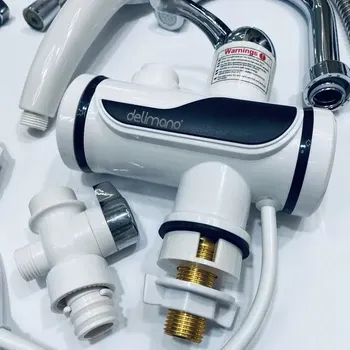 Цифровой мгновенный водонагреватель DIGITAL Display Pro Delimano с LED дисплеем, 3кВт, белый Одесса - изображение 7