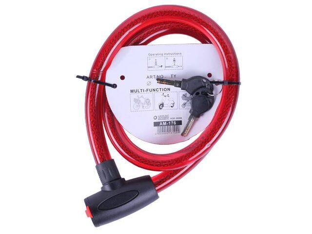 Замок прорипасований тросовий 22 мм*1200 мм (під ключ) ZX1242 Мукачево - фото 2