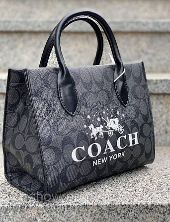 Жіноча сіра сумка Coach (6612) Київ - фото 1