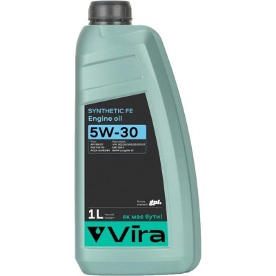 Моторное масло VIRA Synthetic FE 5W-30 1 л (VI0266) Винница - изображение 1