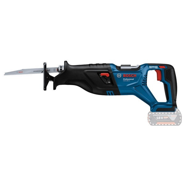 Акумуляторна шабельна пила Bosch GSA 185-LI 18В, безщіткова, 2 полотна, без АКБ Київ - фото 2
