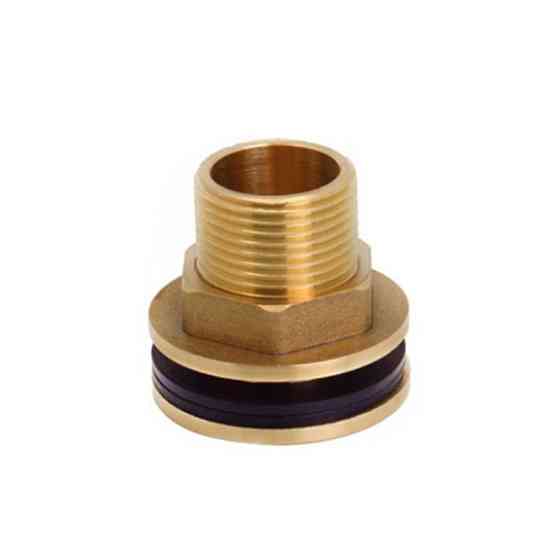 Врізка в бак 1/2", Україна, латунь Харків