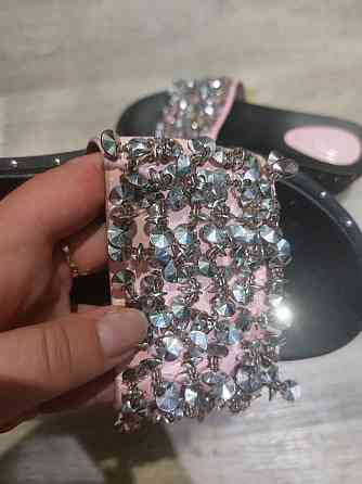 Шлепанцы женские Б/У 38 черно-розовый Киев