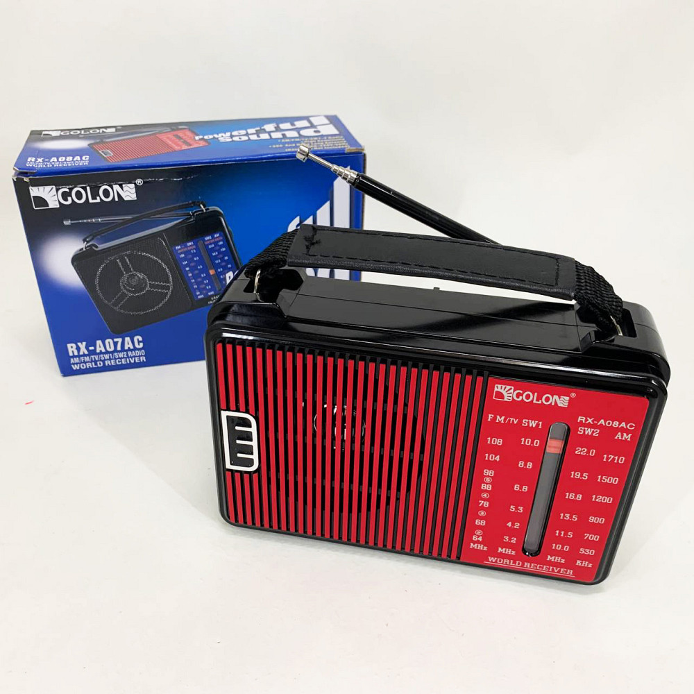 Міні радіо GOLON RX-A08, Радіоприймачі фм, Фм радіоприймач від мережі 220в, Найпростіший радіоприймач MX-32 Львів - фото 8