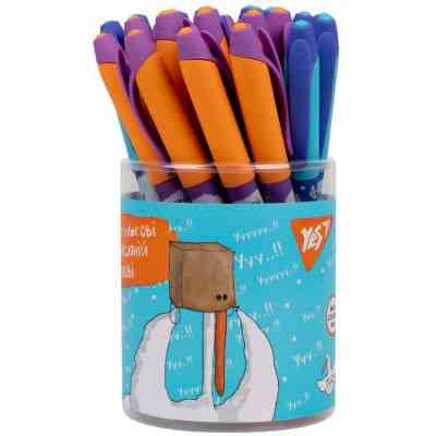 Ручка кулькова Yes Гусь 0,7 мм синя в асортименті (412158) Вінниця