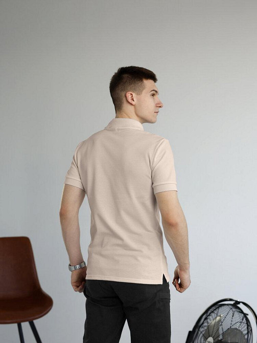 Мужская футболка поло бежевая Pobedov Royal Киев - изображение 7