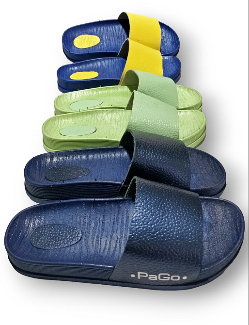 Шлепанцы Детские PaGo кожаные зеленый распродажа Одесса - изображение 11