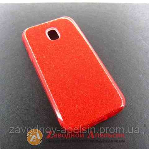 Samsung J3 2017 J330 чохол Shining блискітки red Одеса