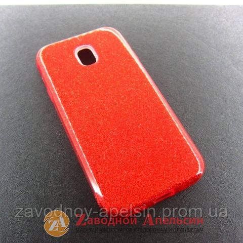 Samsung J3 2017 J330 чохол Shining блискітки red Одеса - фото 1