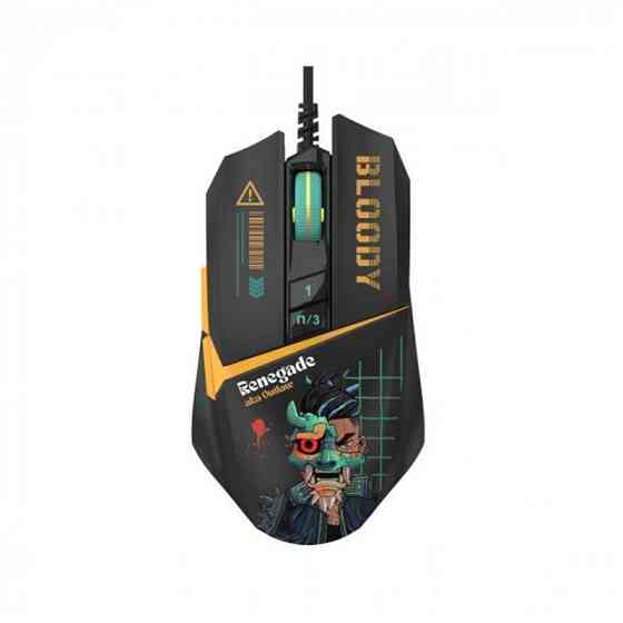 Миша A4Tech Bloody W63 Max Renegade Midnight З малюнком Харьков