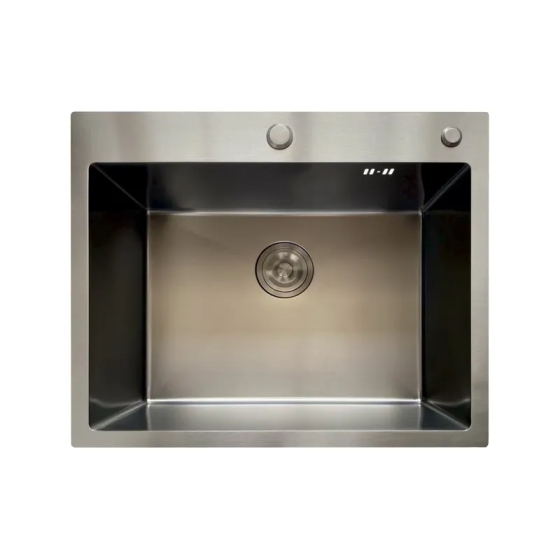 Мийка Mixxus MH6050 Micro Decor Graphite  з нержавіючої сталі   ( 14306 ) Харків