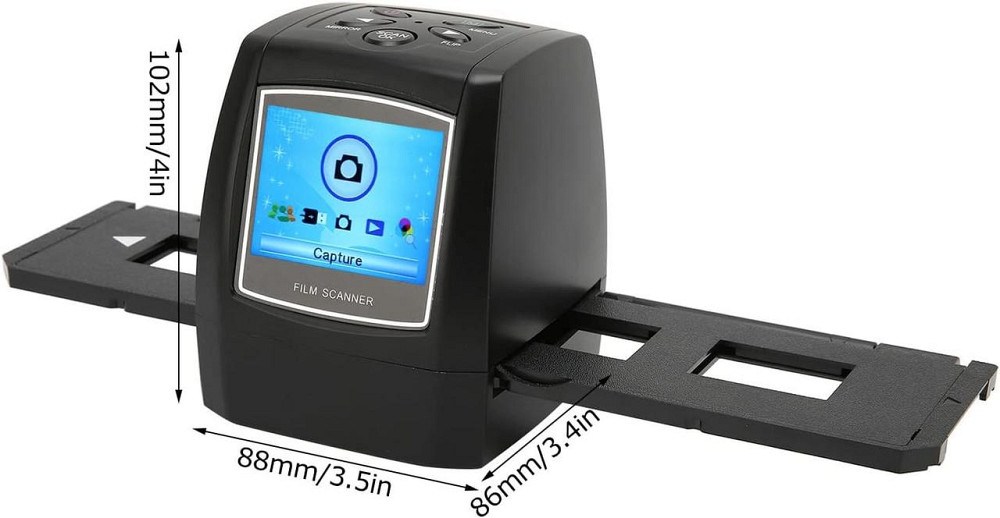 Сканер для фотоплівки та слайдів 35 мм 135, цифровий слайд-сканер з РК дисплеєм Київ - фото 3
