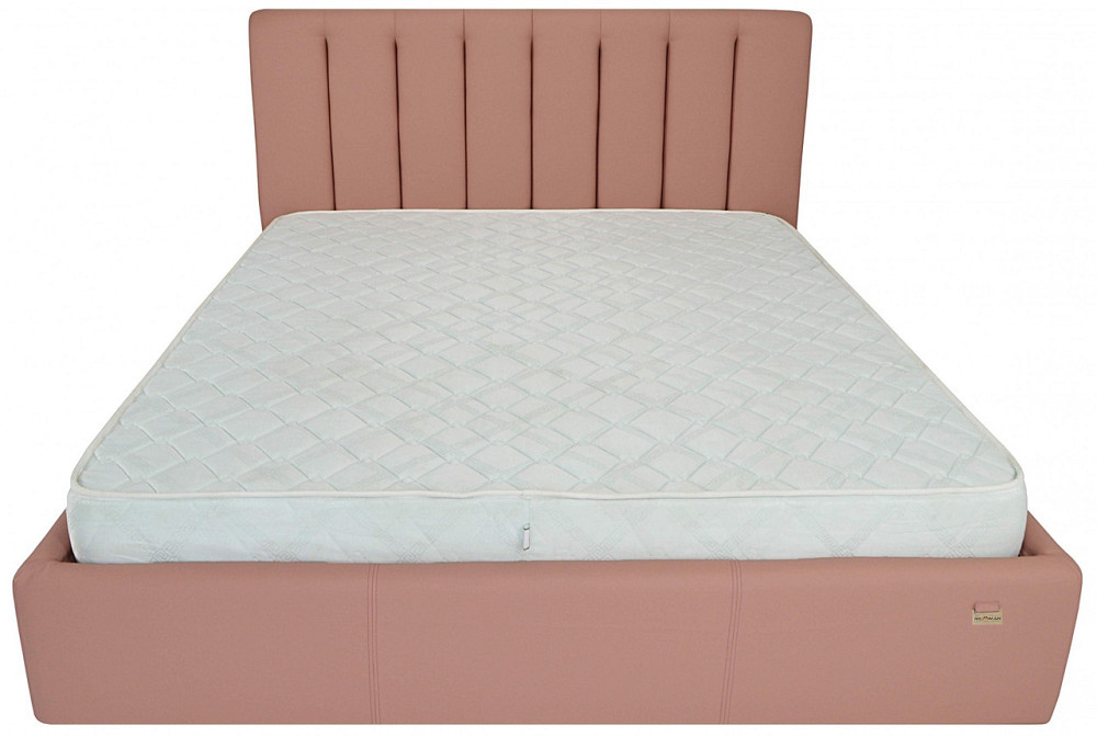 Ліжко Sanam Comfort 140 х 200 см Fly 2202 З підйомним механізмом та нішою для білизни Рожевий Дніпро - фото 17