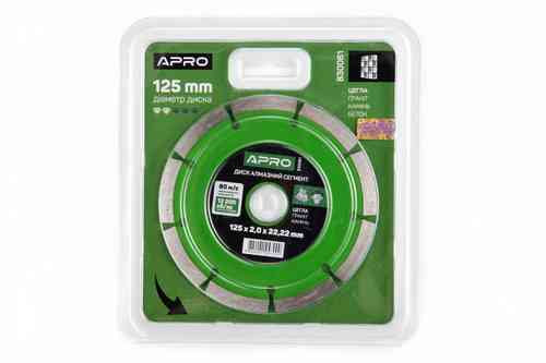 Диск відрізний для бетону 125х2х22.22мм (16-18%) Сегмент APRO Рівне