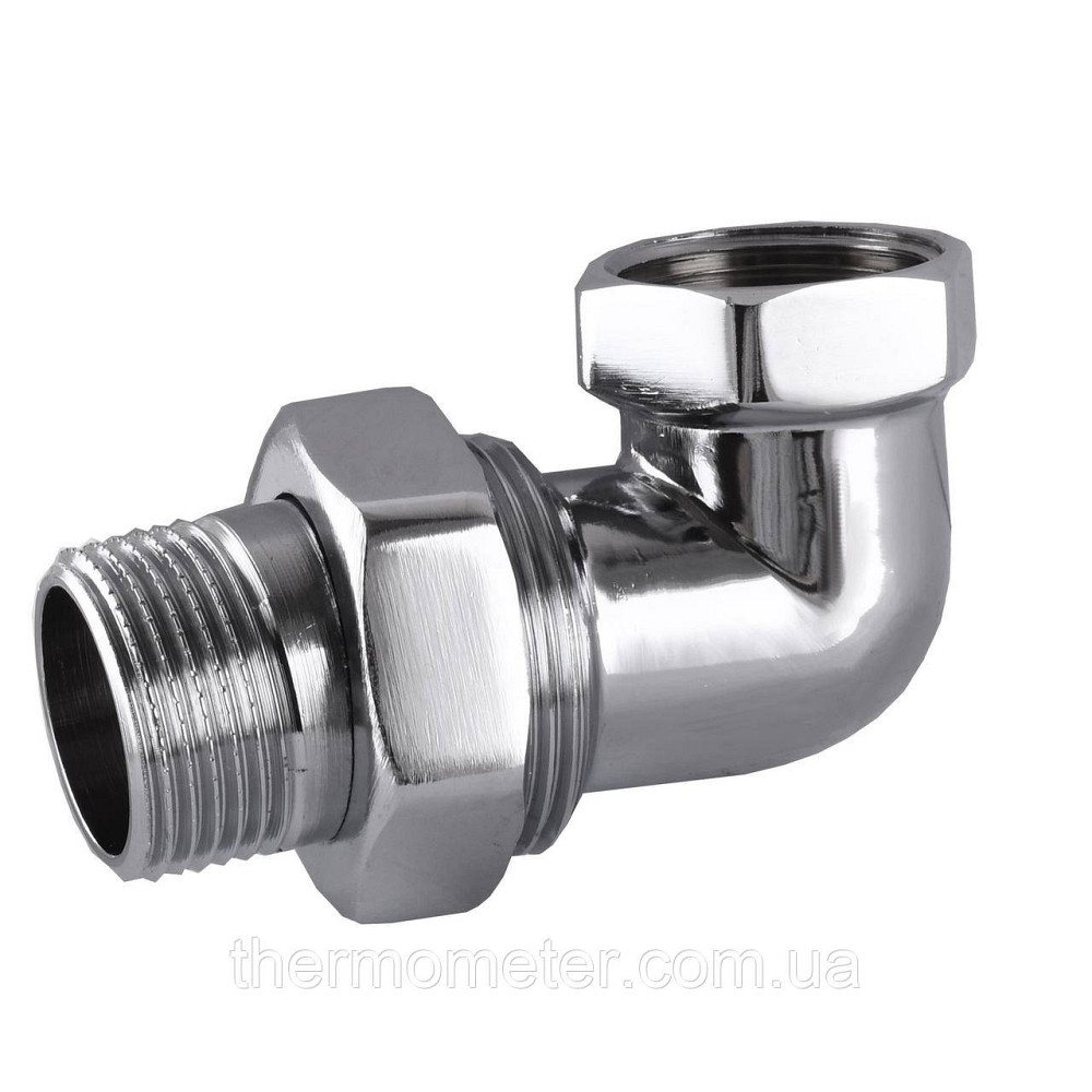 Сгон-американка угловой SOLOMON 1/2″ CHROM 1600 Киев - изображение 1