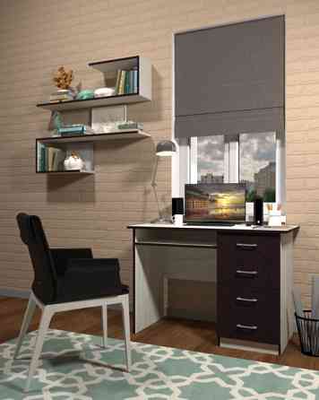 Стол письменный СП-1 №11, Дуб Крафт Белый/Венге Магия, 900/550/760 Львов