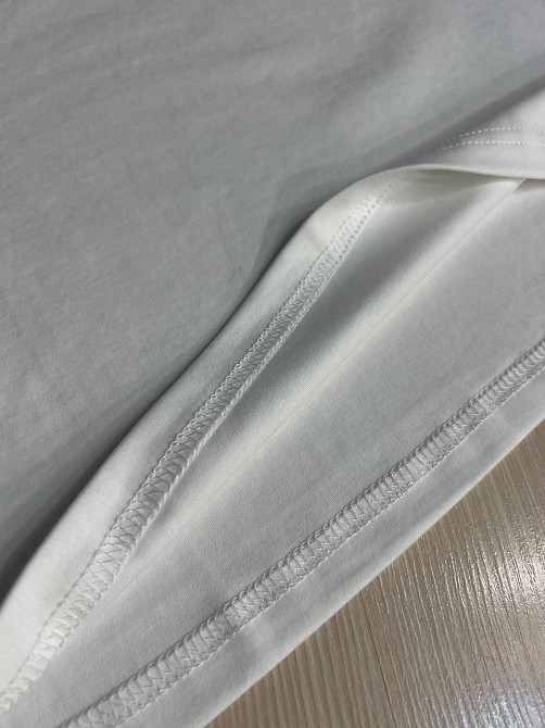 Футболка женская A-N 27040 базовая по фигуре с вышивкой сердце, белый, one size Киев - изображение 8