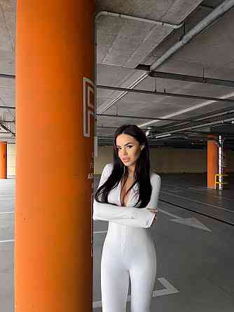 Женский утепленный облегающий комбинезон термо на флисе Молочный, 42/44 Одесса