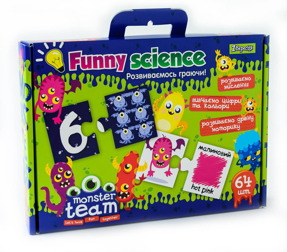 Набір для творчості "1 вересня" 953068 "Funny science " "Monster team", шт Київ - фото 1