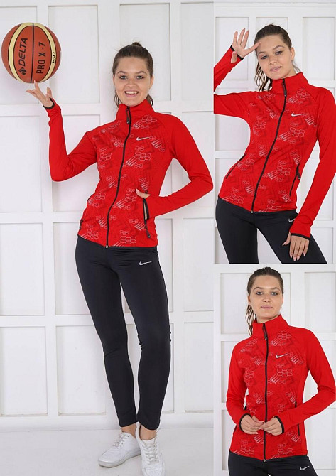 Женский спортивный костюм Nike W Nsw Essntl Pqe Trk Suit,производство Турции. Киев - изображение 4