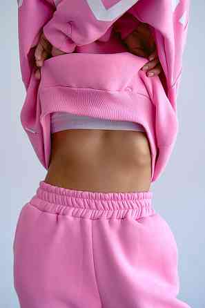 Женский стильный повседневный костюм Chicago с двойным капюшоном Барби, 48/50 Одесса