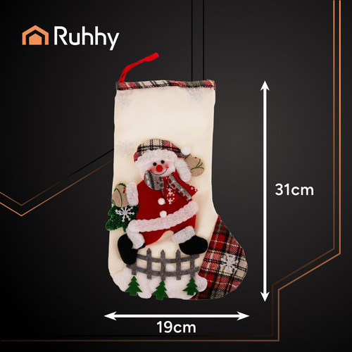 Різдвяні камінні шкарпетки для подарунків 4 шт Ruhhy (26467) Нововолинськ - фото 6
