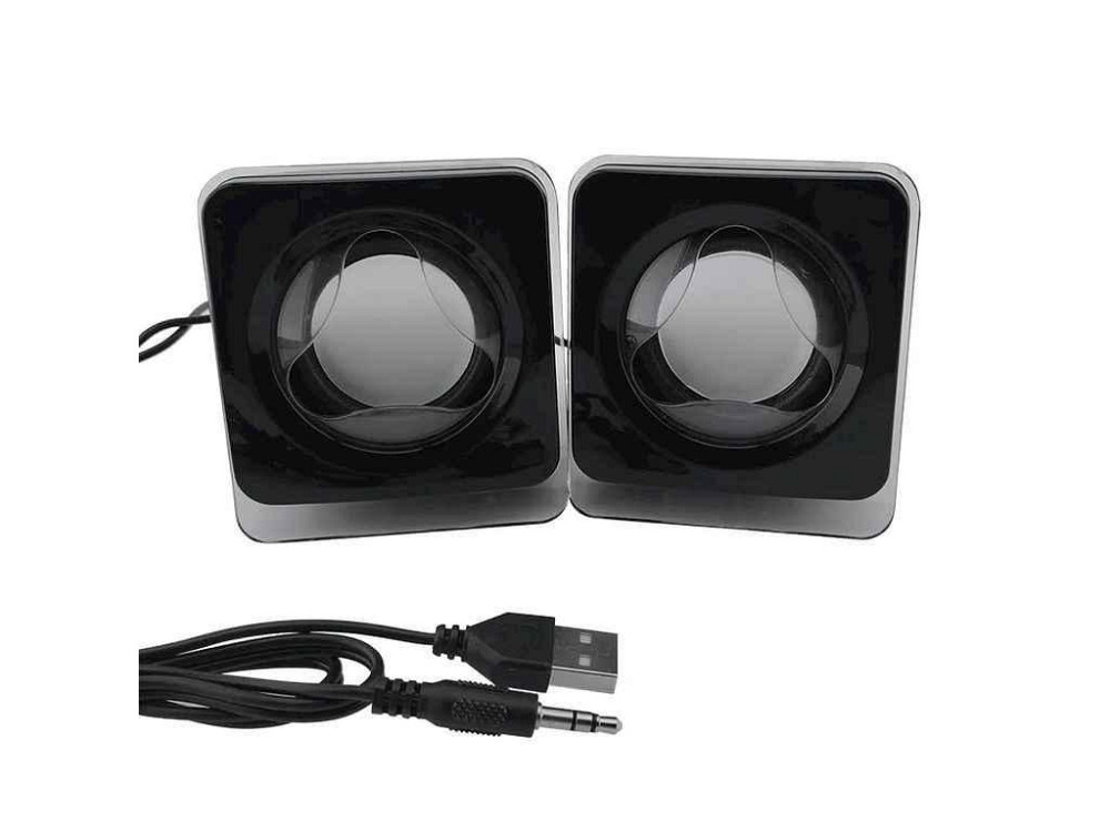 Колонка компютерна 2.0 SPK-35 USB 3.5 чорні 5W ТМ DEFENDER Київ - фото 1