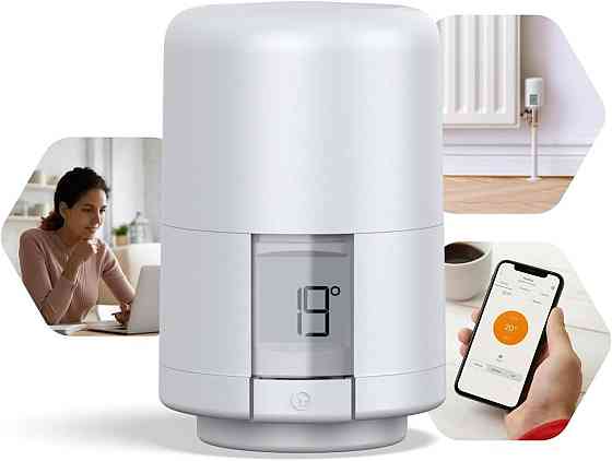 HIVE TRV інтелектуальний термостатичний клапан радіатора, Smart термоголовка Wi-Fi, Apple HomeKit, Google Assistant, Alexa Київ