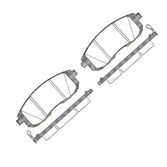 Колодки Додж Neon, Chrysler Sebring (2000-) задние тормозные Мукачево