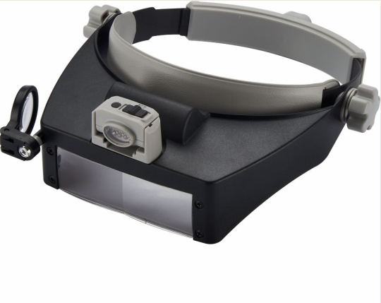 Бинокуляр Magnifier MG81007(RD) Бинокуляр очки бинокулярные со светодиодной подсветкой Полтава - изображение 1