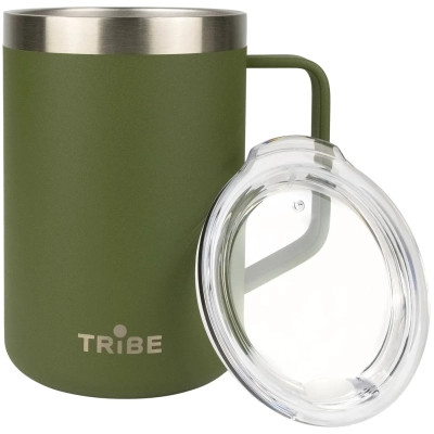 Термокружка Tribe Classic Mug 500 мл olive (T-FA-0033-olive) Винница - изображение 4