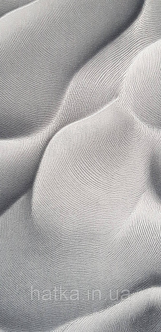 Обои виниловые на флизелине Sintra Adria метровые абстракция волны 3д структурные темно серые Киев - изображение 2