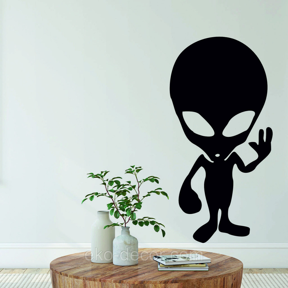 Декоративное настенное Панно «НЛО», Декор на стену 110*54 см, Черный Киев - изображение 4