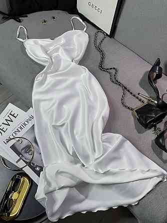 Жіноче романтичне елегантне плаття шовк Білий, 44/46 Одеса