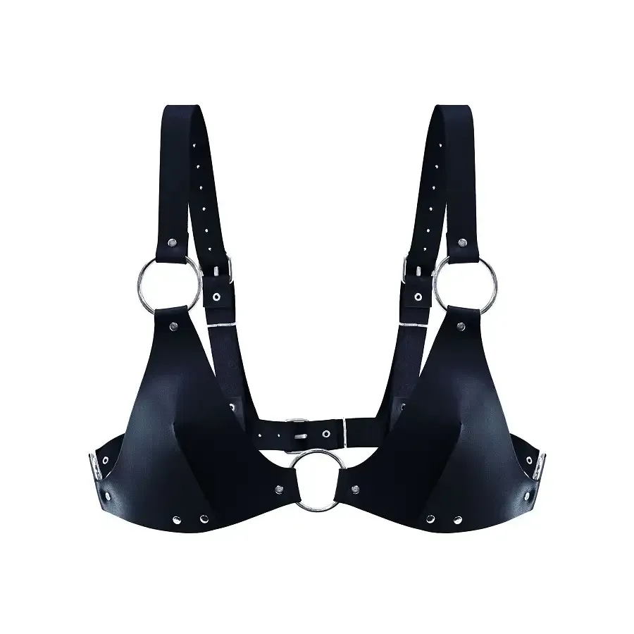 Ліф з натуральної шкіри Feral Feelings - Bikini Top Black Львов - изображение 1