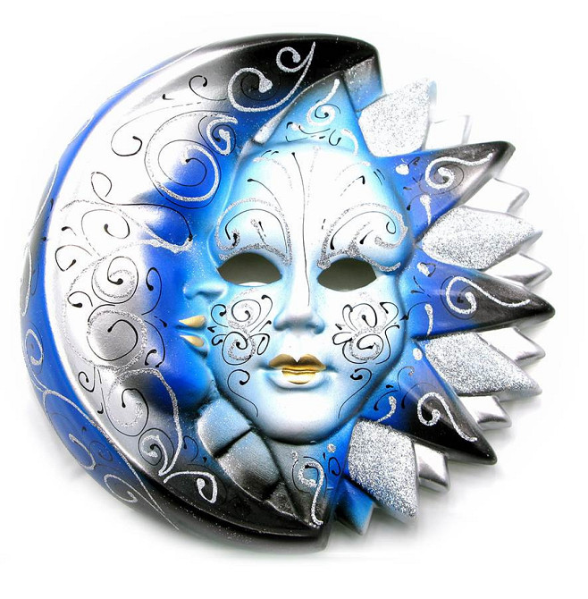 Маска керамічна "Місяць і Сонце" Київ - фото 1