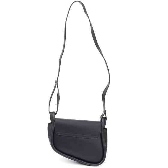 Жіноча сумка сідло з якісної екошкіри Vintage sale_15128 Чорний Київ