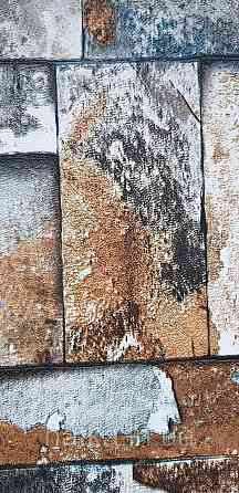 Шпалери вінілові на флізеліні AdaWall Roka 1.06х10 під плитку структурні коричневі сірі білі 23106-3 Київ